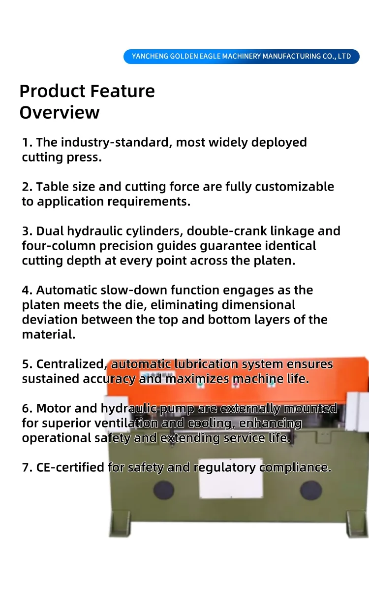 Four-Column Hydraulic Cutting Machine 60 Ton (GEA-F600) - Product Detail
