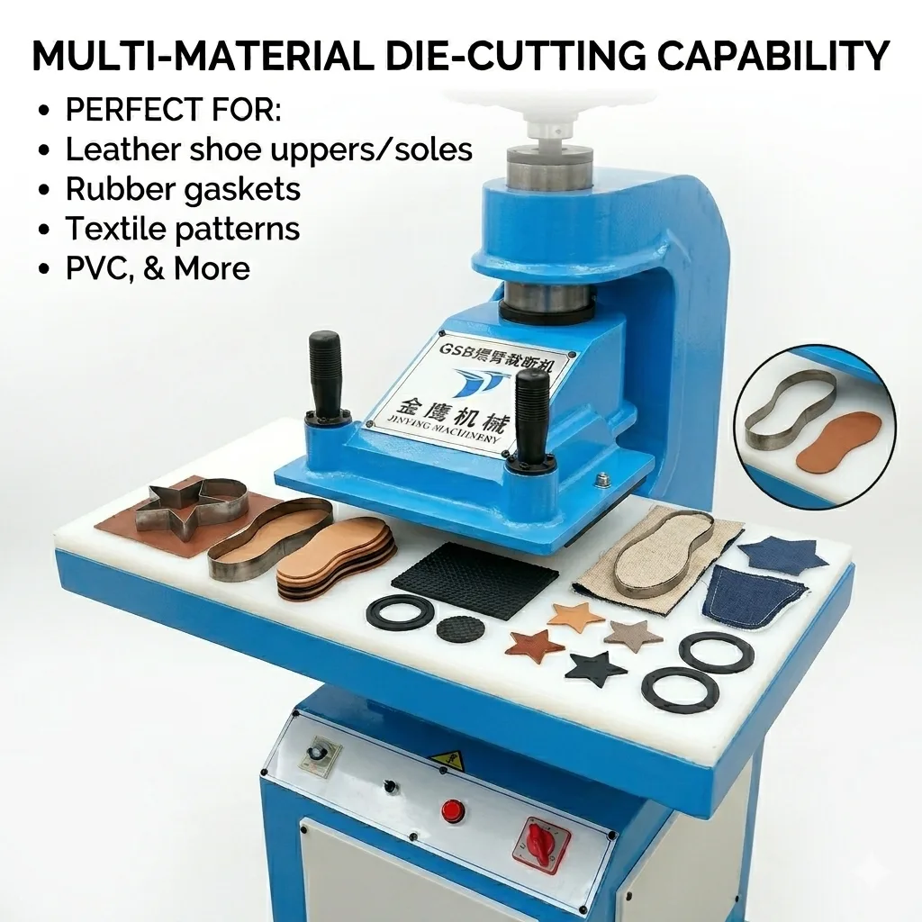 Manual Hydraulic Swing Arm Die Cutting Machine 12 Ton - Product Detail