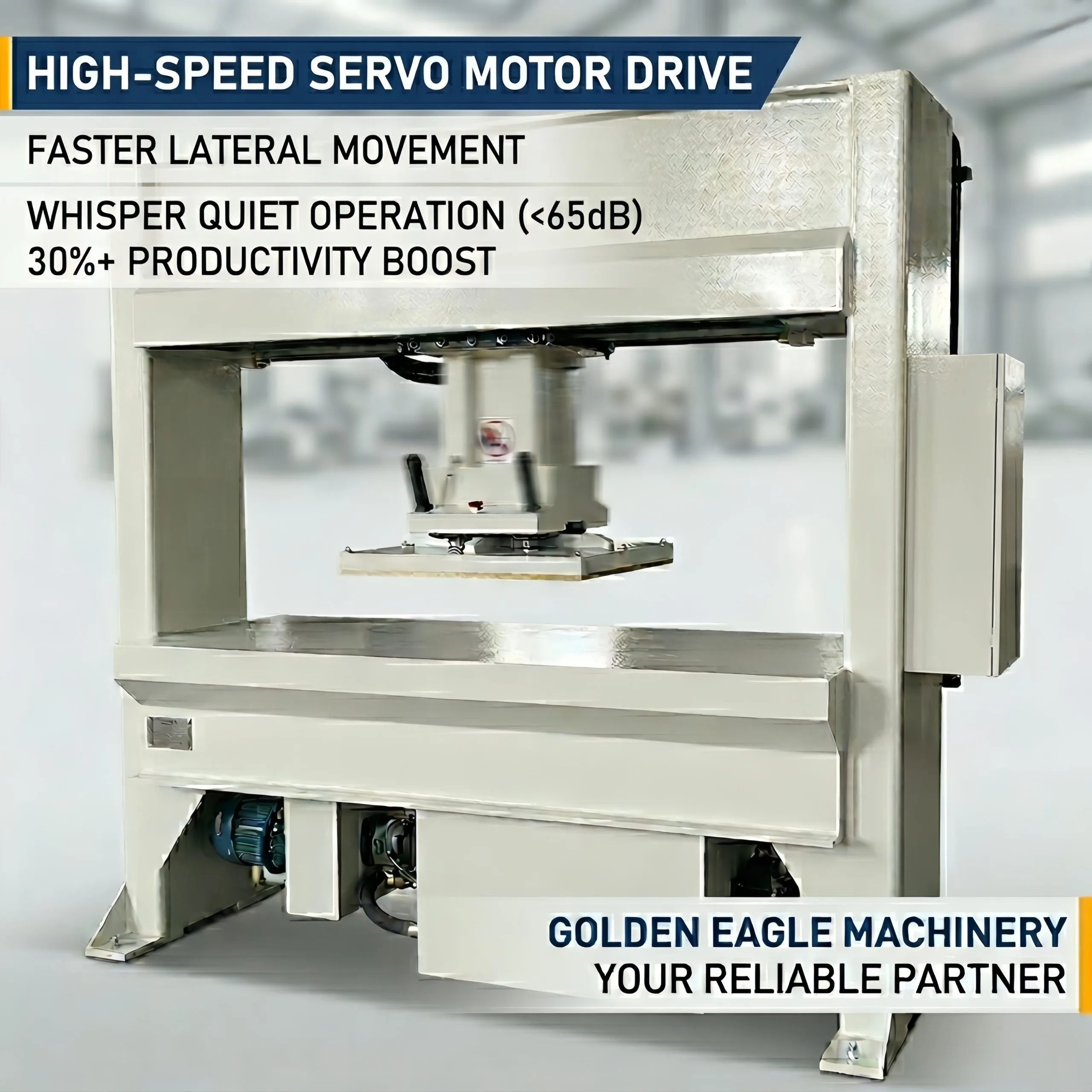 Four-Column Semi-Automatic Clicker Press 35T-300T - Product Detail