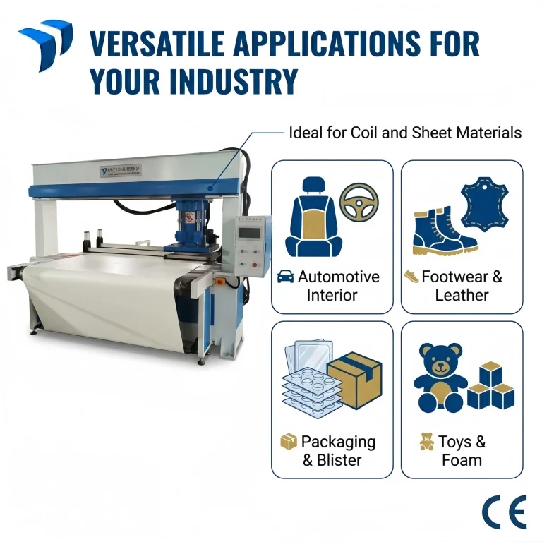 Travelling Head Clicker Press Cutting Machine (GEA-T350) - Product Detail