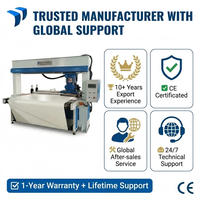 Travelling Head Clicker Press Cutting Machine (GEA-T350) - Product Detail