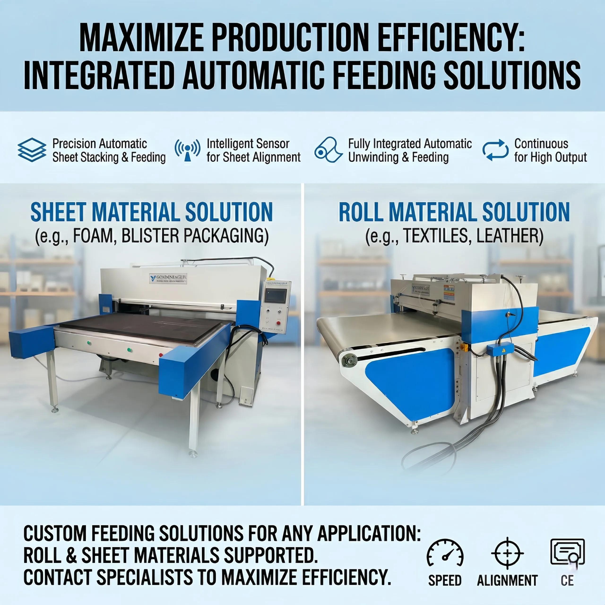 Travelling Head Die Cutting Machine 40 Ton (GEA-T400) - Product Detail