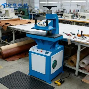 Manual Hydraulic Swing Arm Die Cutting Machine 12 Ton