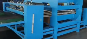 Blue carpet hot press forming line with belt conveying equipment